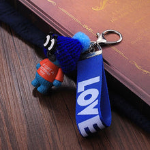 Load image into Gallery viewer, Vicney New Arrival Cute Teddy Bear Key Chain'THIS IS NOT A KOSCHINO TOY'Bear KeyChain Animal Pattern Key Holder For Girl Friend