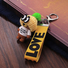 Load image into Gallery viewer, Vicney New Arrival Cute Teddy Bear Key Chain'THIS IS NOT A KOSCHINO TOY'Bear KeyChain Animal Pattern Key Holder For Girl Friend
