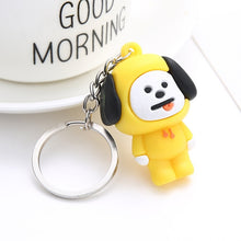 Load image into Gallery viewer, Kpop bts-bangtan boys &quot;Suga&quot; &quot;TATA&quot; etc Personalized Cute Cartoon Keychain Bags Chain For Women Men Jewelry Bangtan Accessories