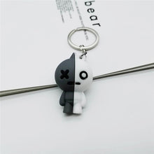 Load image into Gallery viewer, Korean Bangtan Boys Cartoon Keychain Personalized Cute Key Chain 3D PVC Doll Keychains For Women Men Key Ring Chain Bag Pendant