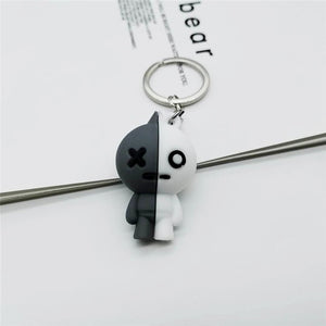 Korean Bangtan Boys Cartoon Keychain Personalized Cute Key Chain 3D PVC Doll Keychains For Women Men Key Ring Chain Bag Pendant